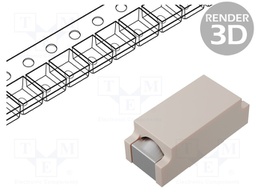 Fuse: fuse; quick blow; 4A; 250VAC; 250VDC; SMD; 11x4.6mm; copper