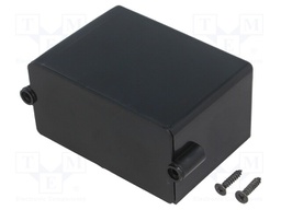 Enclosure: for alarms; X: 70mm; Y: 53mm; Z: 36mm; ABS; black