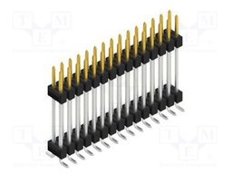 Connector: pin strips; pin header; male; PIN: 30; 2.54mm; SMT; 2x15