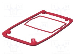 Gasket; elastomer thermoplastic TPE; Series: BoPad; Colour: red