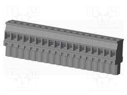 Connector: pluggable terminal block; plug; female; angled 90°