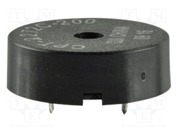 Sound transducer: piezo signaller; THT; 4kHz; 12mA; -35÷80°C
