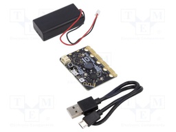 Dev.kit: education; JST,PCB edge,USB micro; 51.6x42x11.65mm