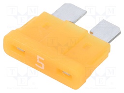 Fuse: fuse; 5A; 32VDC; automotive; 19.3mm; tin alloy