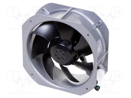 Fan: EC; axial; 230VAC; 225x225x80mm; 880m3/h; 53dBA; ball; 2550rpm