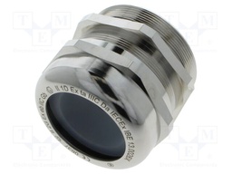 Cable gland; M63; IP68; Mat: brass; Body plating: nickel