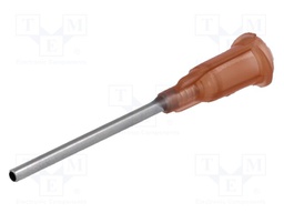 Needle: steel; 1"; Size: 15; straight; 1.37mm; Mounting: Luer Lock