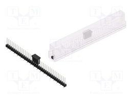 Connector: pin strips; pin header; male; PIN: 36; 2.54mm; SMT; 1x36