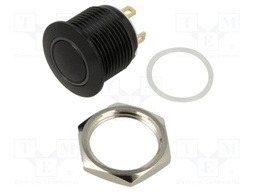 Switch: vandal resistant; SPST-NO; 2A/36VDC; IP67; OFF-(ON); green