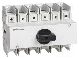 Switch-disconnector; Poles: 6; for DIN rail mounting; 160A; KU