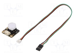 Module: button; 3.3÷5VDC; 27x26.5mm; Backlight colour: red