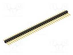 Connector: pin strips; pin header; male; PIN: 36; 2.54mm; SMT; 1x36