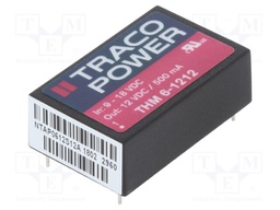 Converter: DC/DC; 6W; Uin: 9÷18V; 12VDC; Iout: 500mA; DIP24; 14g