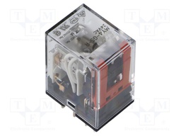 Relay: electromagnetic; 4PDT; Ucoil: 24VAC; Icontacts max: 6A; MY4