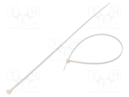 Cable tie; L: 368mm; W: 4.8mm; polyamide; 215.5N; natural