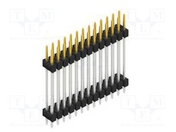 Connector: pin strips; pin header; male; PIN: 26; 2.54mm; THT; 2x13