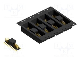 Connector: pin strips; pin header; male; PIN: 22; 2mm; SMT; 2x11