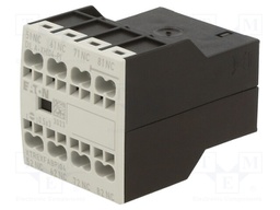 Auxiliary contacts; Leads: push-in terminals; front