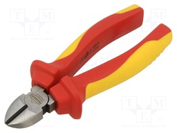 Pliers; cutting,insulated; 160mm; Chrom-vanadium steel