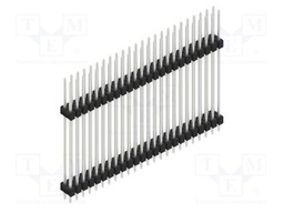 Connector: pin strips; pin header; male; PIN: 48; 2.54mm; THT; 2x24