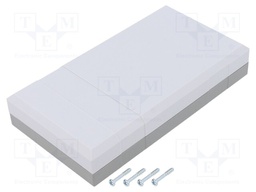 Enclosure: multipurpose; X: 82mm; Y: 150mm; Z: 30mm; polystyrene