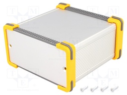 Enclosure: with panel; FR; X: 116mm; Y: 100mm; Z: 63.5mm; aluminium