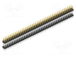 Connector: pin strips; pin header; male; PIN: 82; 2mm; THT; 2x41