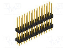 Connector: pin strips; pin header; male; PIN: 28; 2.54mm; THT; 2x14