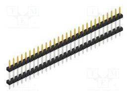 Connector: pin strips; pin header; male; PIN: 28; 2mm; THT; 1x28
