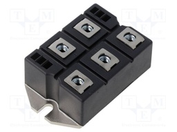 Three-phase bridge rectifier; Urmax: 1.6kV; If: 125A; Ifsm: 1.2kA