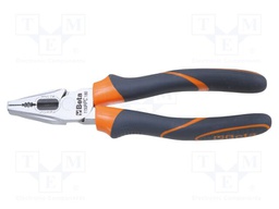 Pliers; universal; ergonomic two-component handles; 180mm
