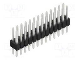 Connector: pin strips; pin header; male; PIN: 26; 1.27mm; THT; 2x13