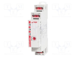 Voltage monitoring relay; for DIN rail mounting; RPN-1V; SPDT