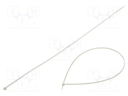 Cable tie; L: 750mm; W: 4.8mm; polyamide; 222N; natural; Ømax: 227mm