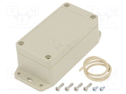 Enclosure: multipurpose; X: 50mm; Y: 95mm; Z: 40mm; with fixing lugs