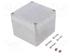 Enclosure: multipurpose; X: 100mm; Y: 100mm; Z: 81mm; 68; aluminium