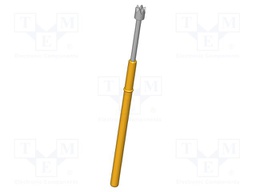 Test needle; Operational spring compression: 8mm; 5A; Ø: 2mm; 3N