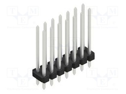 Connector: pin strips; pin header; male; PIN: 14; 2.54mm; THT; 2x7