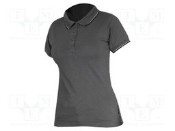 Polo shirt; Size: S; grey; women's; 190g/m2