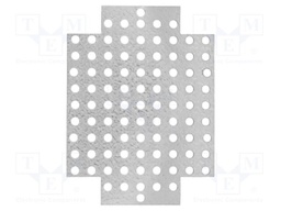 Mounting plate; 135x100mm; ABOX-S,cases