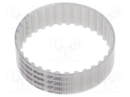 Timing belt; T5; W: 16mm; H: 2.2mm; Lw: 165mm; Tooth height: 1.2mm
