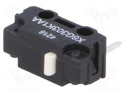 Microswitch SNAP ACTION; without lever; SPDT; 3A/250VAC; ON-(ON)