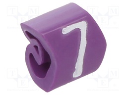 Markers for cables and wires; 1.3÷3mm; PVC; -30÷80°C; leaded