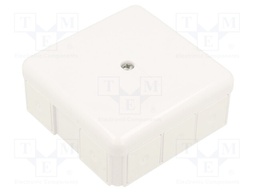 Enclosure: junction box; X: 87mm; Y: 87mm; Z: 39mm; wall mount; IP65