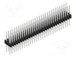 Connector: pin strips; pin header; male; PIN: 60; 1.27mm; THT; 2x30