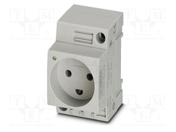 Connector: AC supply; socket; female; 16A; PIN: 3; screw terminal