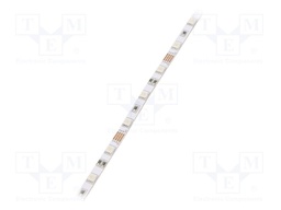 LED tape; RGB; 2835; 12V; LED/m: 60; 4mm; white PCB; IP65; 120°