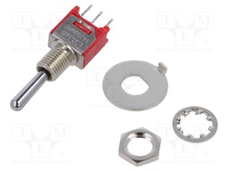 TOGGLE SWITCH, SPDT, 3A, 120VAC, 28VDC