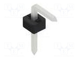 Connector: pin strips; pin header; male; PIN: 1; 2mm; THT; 1x1; 100V