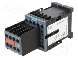 Relay Contactor, 3RH2 Series, 4PST-NO, 4PST-NC, 8P, 24 VDC, Screw